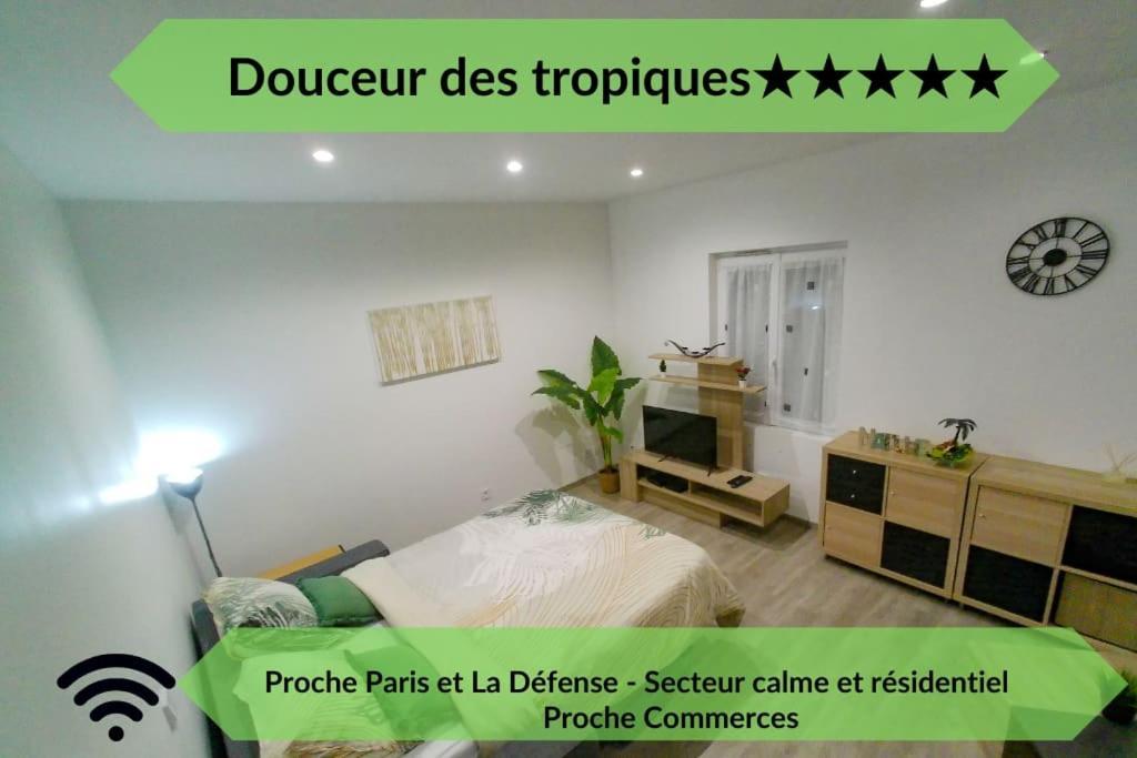 *Douceur Des Tropiques*Parisis Apartment Argenteuil Ngoại thất bức ảnh